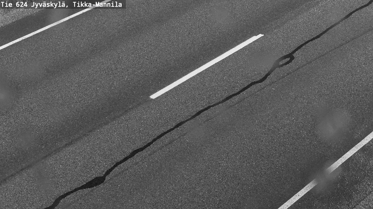 Weather Camera Image Road 624 Jyväskylä, Tikka-Mannila, Jyväskylä, Keski-Suomi