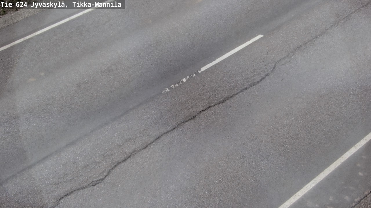 Weather Camera Image Road 624 Jyväskylä, Tikka-Mannila, Jyväskylä, Keski-Suomi