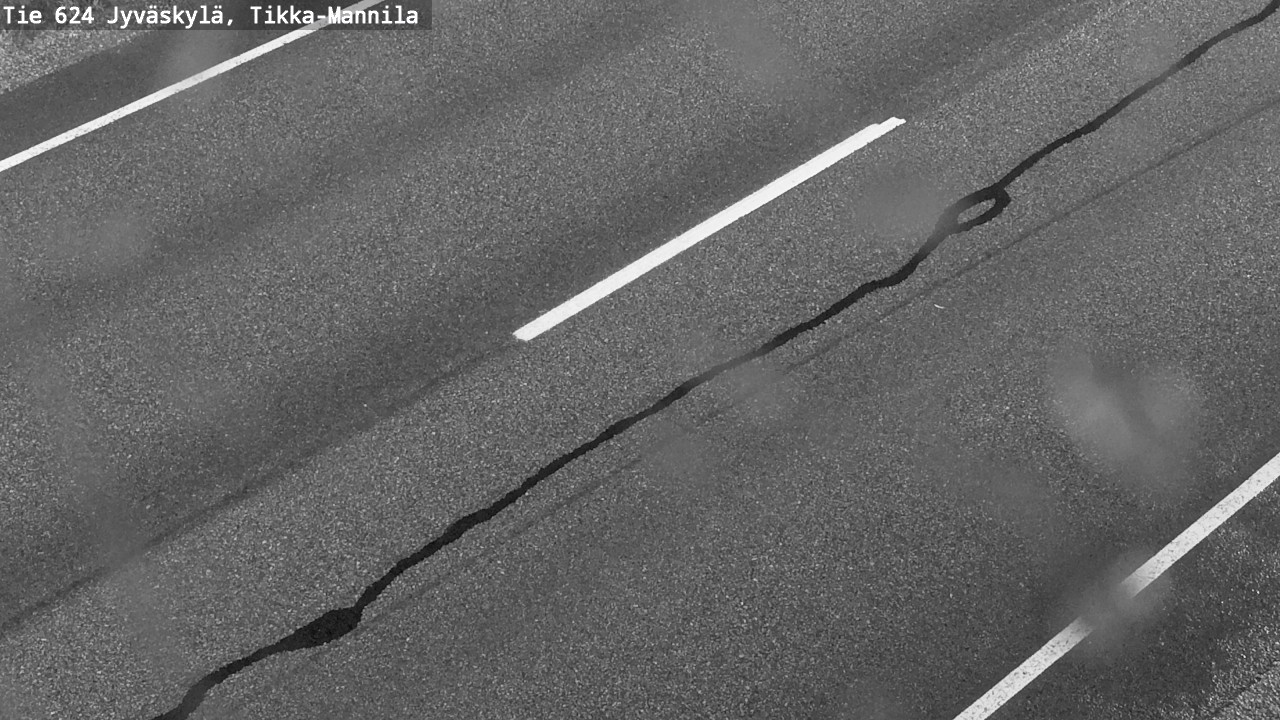 Weather Camera Image Road 624 Jyväskylä, Tikka-Mannila, Jyväskylä, Keski-Suomi