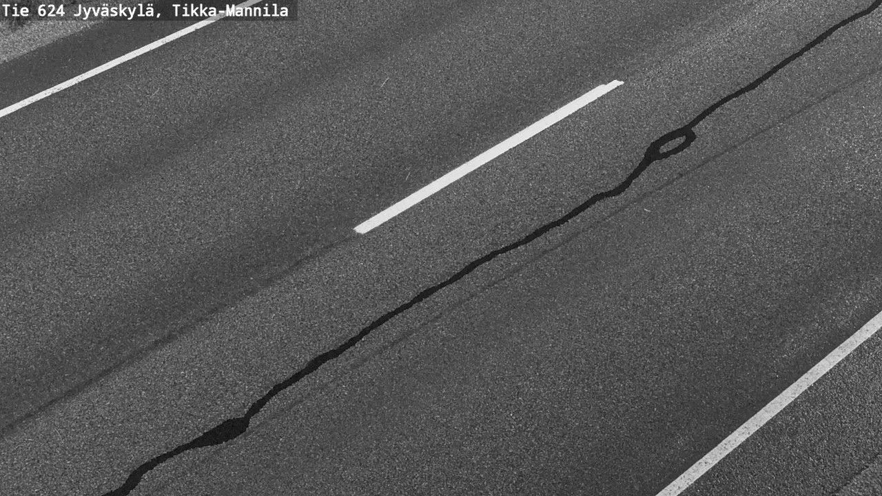 Weather Camera Image Road 624 Jyväskylä, Tikka-Mannila, Jyväskylä, Keski-Suomi