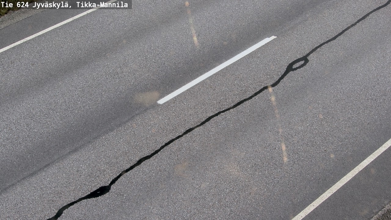 Kelikamerat Kuva Tie 624 Jyväskylä, Tikka-Mannila, Jyväskylä, Keski-Suomi