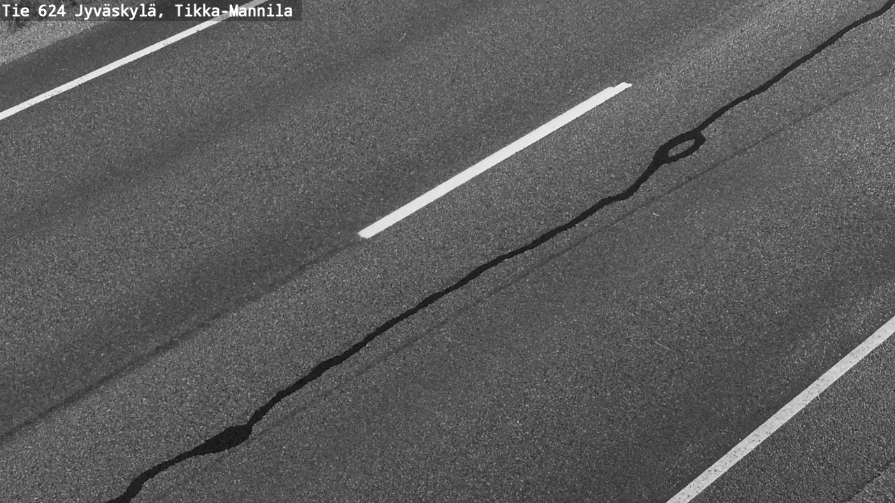 Weather Camera Image Road 624 Jyväskylä, Tikka-Mannila, Jyväskylä, Keski-Suomi