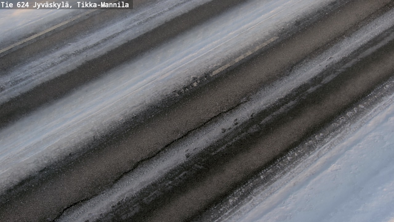Weather Camera Image Väg 624 Jyväskylä, Tikka-Mannila, Jyväskylä, Keski-Suomi