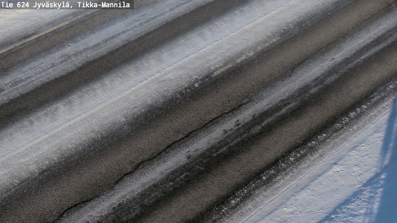 Weather Camera Image Road 624 Jyväskylä, Tikka-Mannila, Jyväskylä, Keski-Suomi