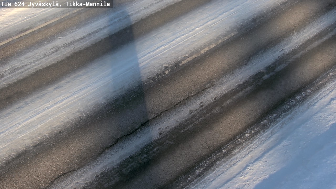 Weather Camera Image Väg 624 Jyväskylä, Tikka-Mannila, Jyväskylä, Keski-Suomi