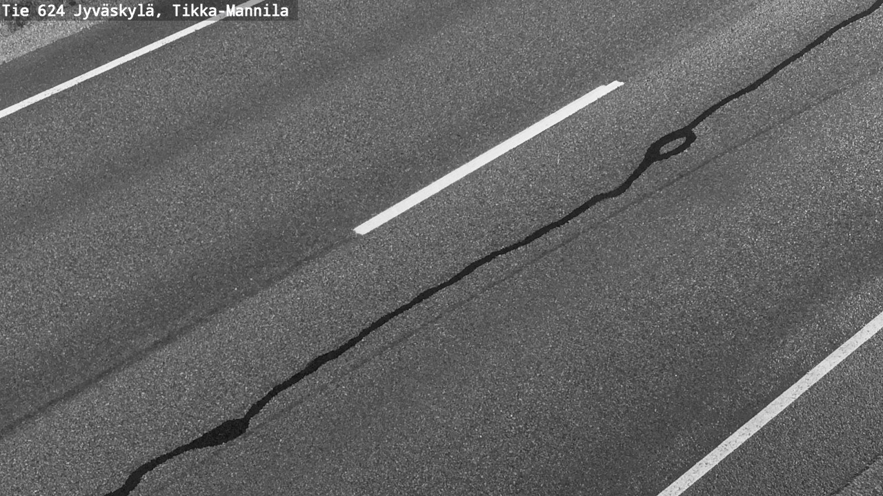 Weather Camera Image Road 624 Jyväskylä, Tikka-Mannila, Jyväskylä, Keski-Suomi