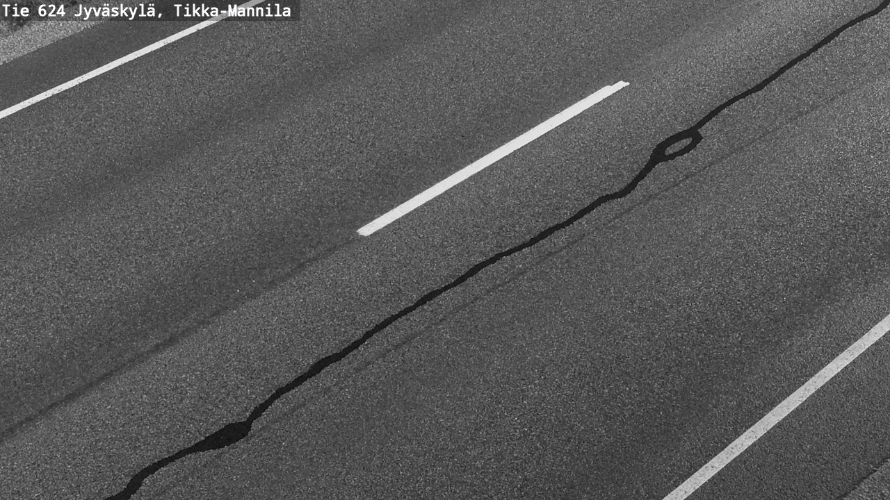 Weather Camera Image Road 624 Jyväskylä, Tikka-Mannila, Jyväskylä, Keski-Suomi