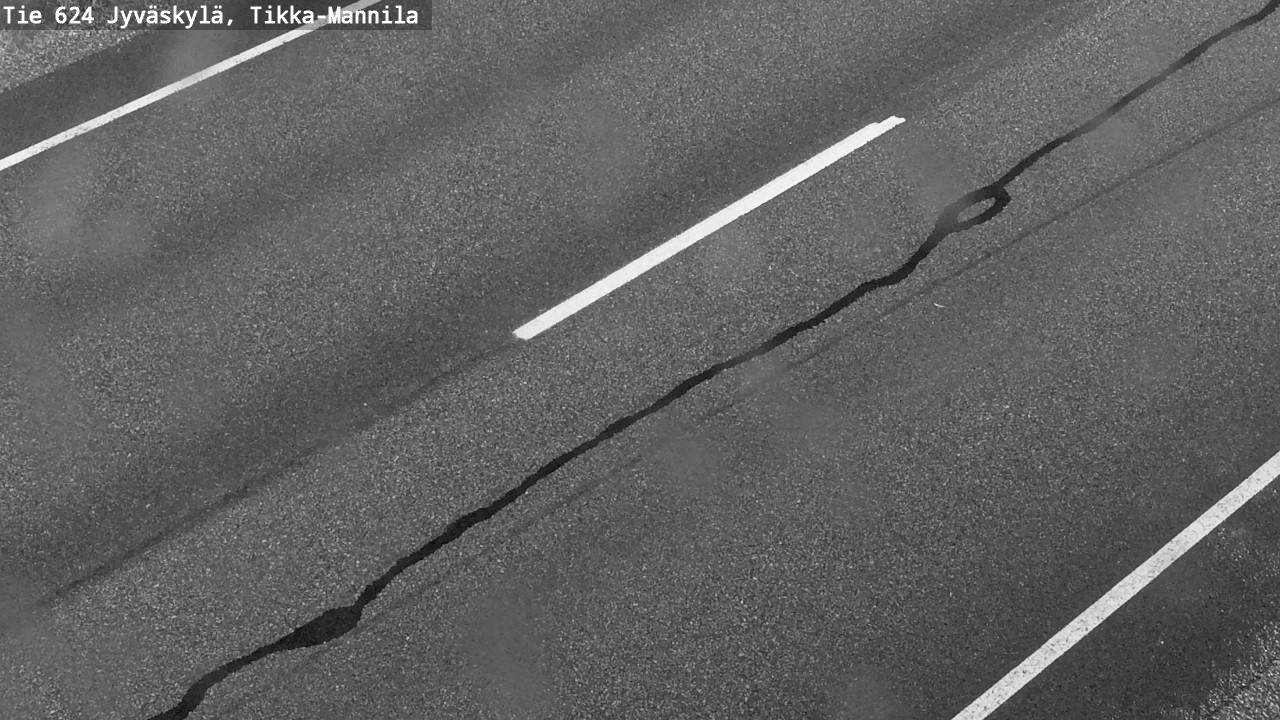 Weather Camera Image Road 624 Jyväskylä, Tikka-Mannila, Jyväskylä, Keski-Suomi