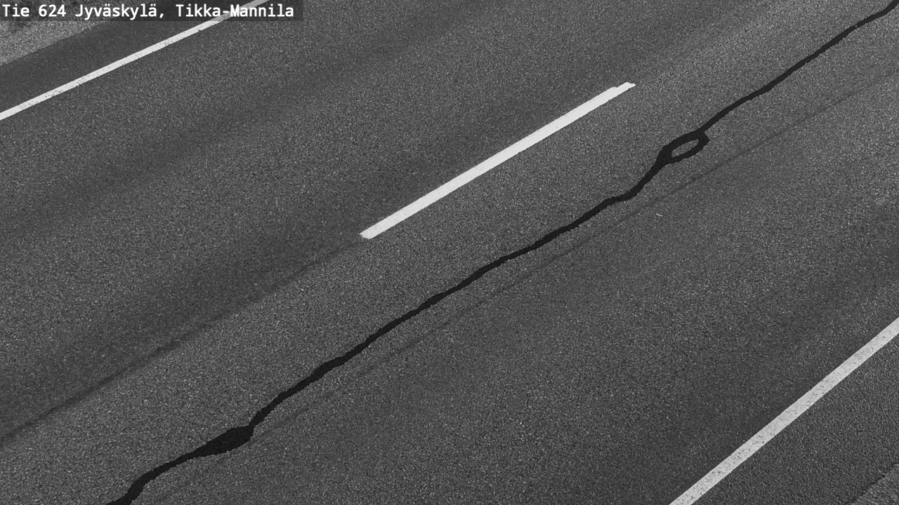Weather Camera Image Road 624 Jyväskylä, Tikka-Mannila, Jyväskylä, Keski-Suomi