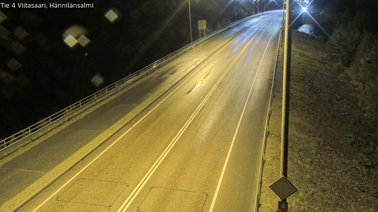 Weather Camera Image Väg 4 Viitasaari Hännilänsalmi, Viitasaari, Keski-Suomi