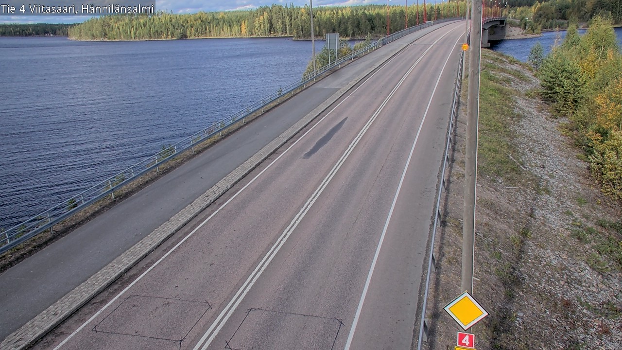 Weather Camera Image Road 4 Viitasaari Hännilänsalmi, Viitasaari, Keski-Suomi