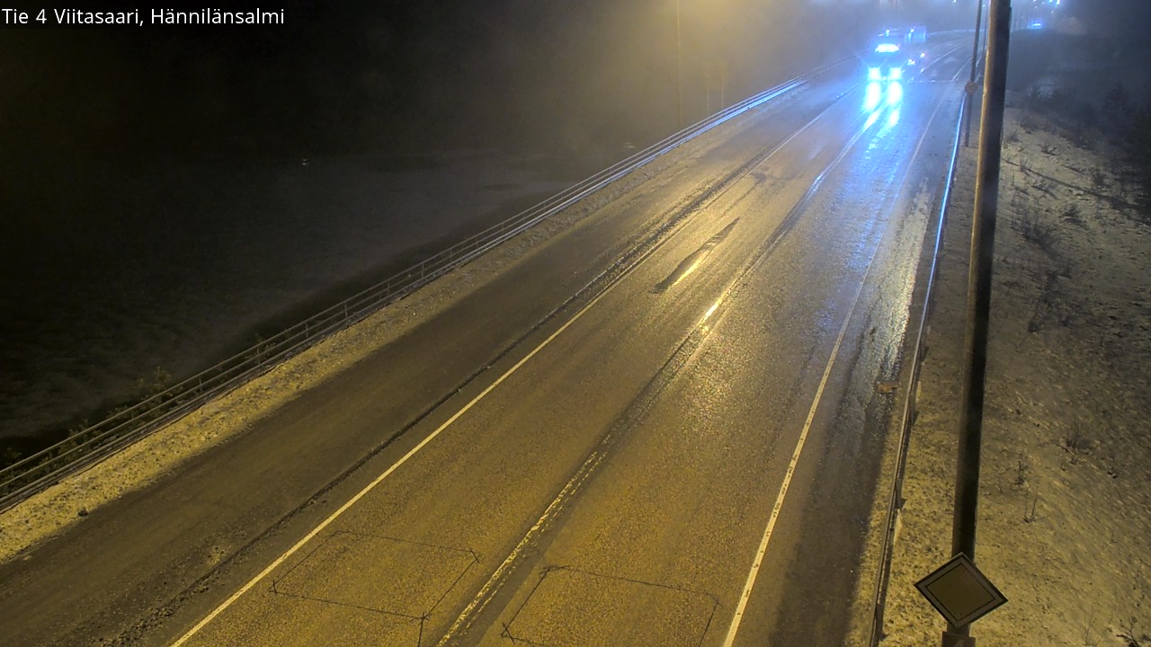 Weather Camera Image Väg 4 Viitasaari Hännilänsalmi, Viitasaari, Keski-Suomi