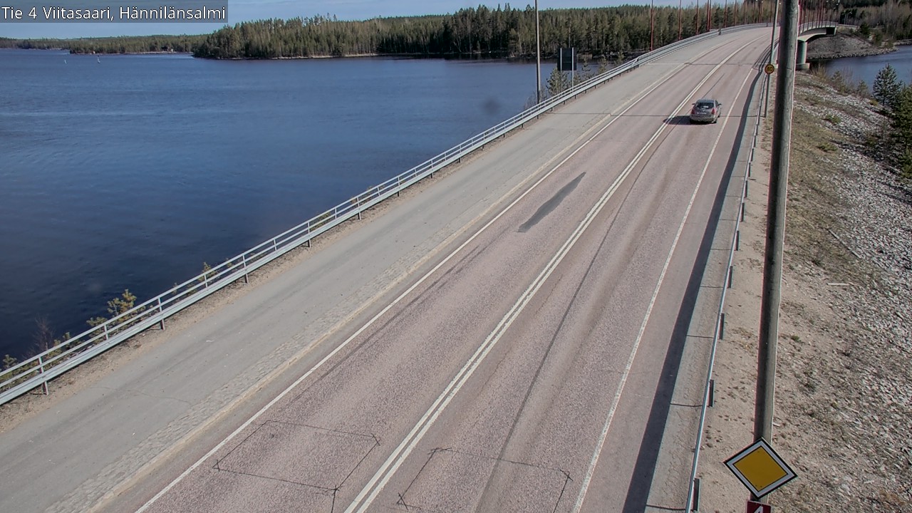 Weather Camera Image Road 4 Viitasaari Hännilänsalmi, Viitasaari, Keski-Suomi