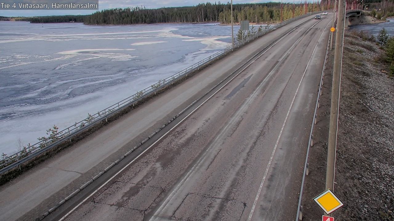 Weather Camera Image Road 4 Viitasaari Hännilänsalmi, Viitasaari, Keski-Suomi