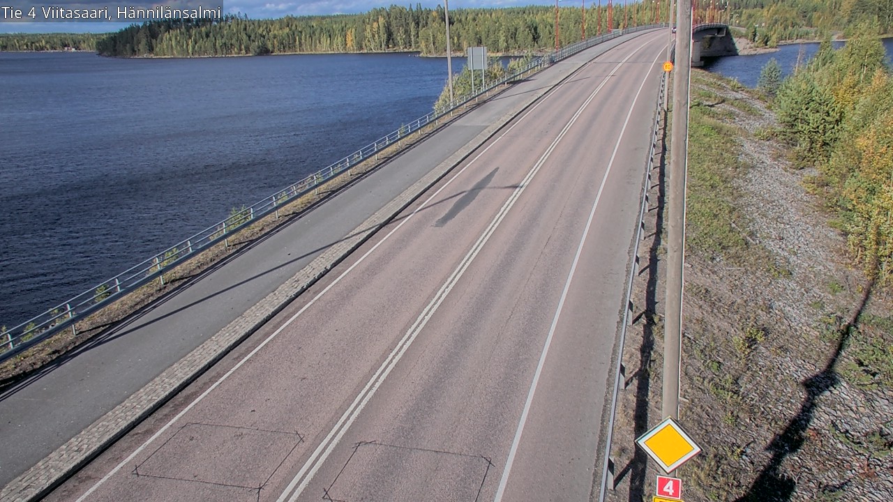 Weather Camera Image Road 4 Viitasaari Hännilänsalmi, Viitasaari, Keski-Suomi