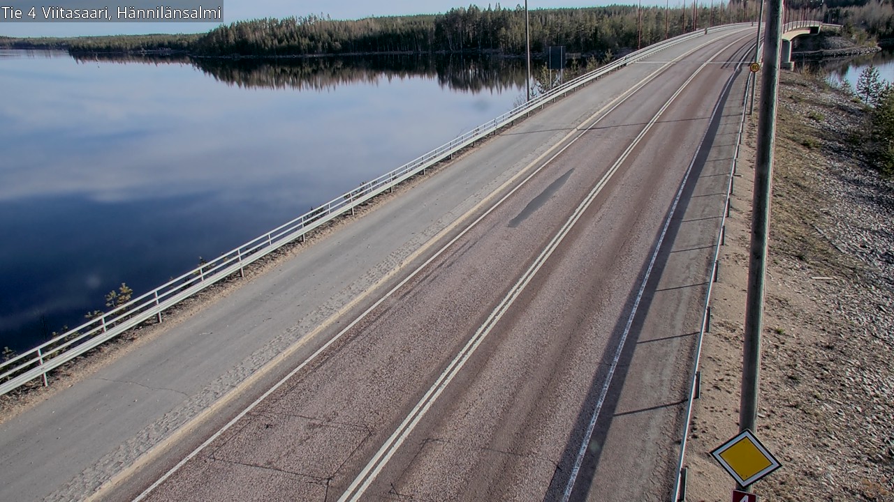 Weather Camera Image Väg 4 Viitasaari Hännilänsalmi, Viitasaari, Keski-Suomi