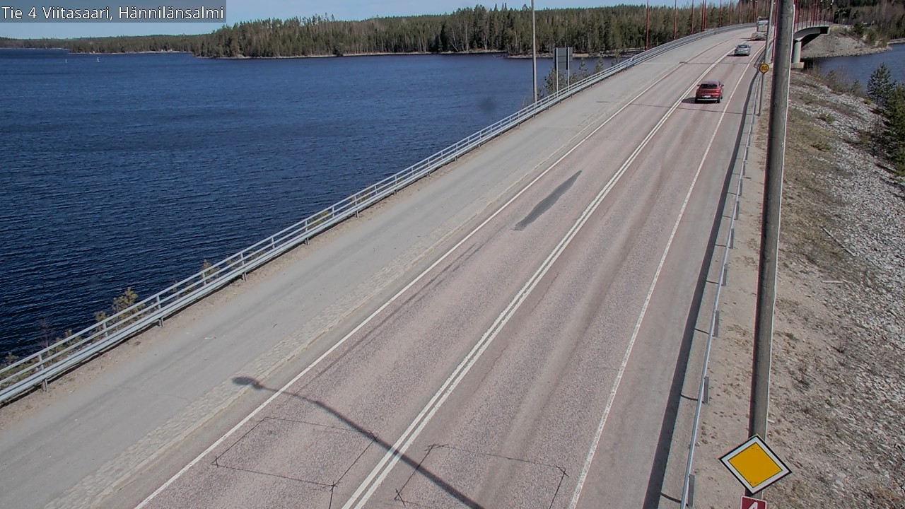 Weather Camera Image Väg 4 Viitasaari Hännilänsalmi, Viitasaari, Keski-Suomi