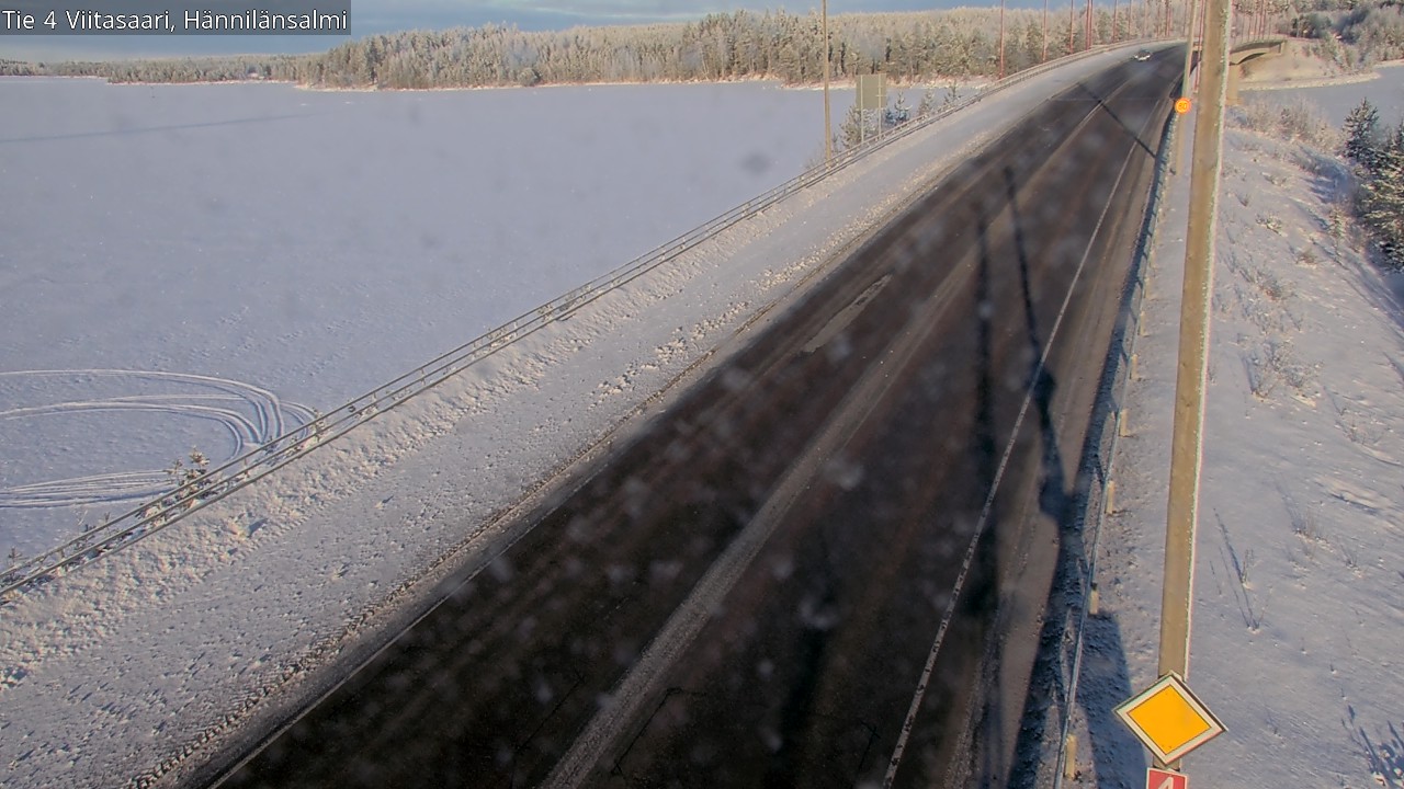 Weather Camera Image Road 4 Viitasaari Hännilänsalmi, Viitasaari, Keski-Suomi