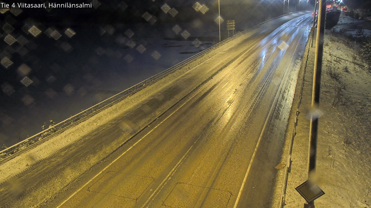 Weather Camera Image Road 4 Viitasaari Hännilänsalmi, Viitasaari, Keski-Suomi