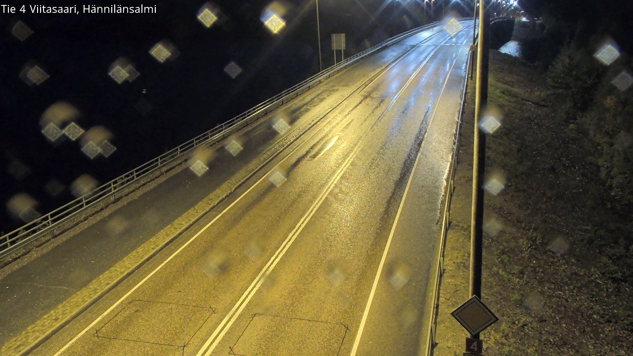 Weather Camera Image Väg 4 Viitasaari Hännilänsalmi, Viitasaari, Keski-Suomi