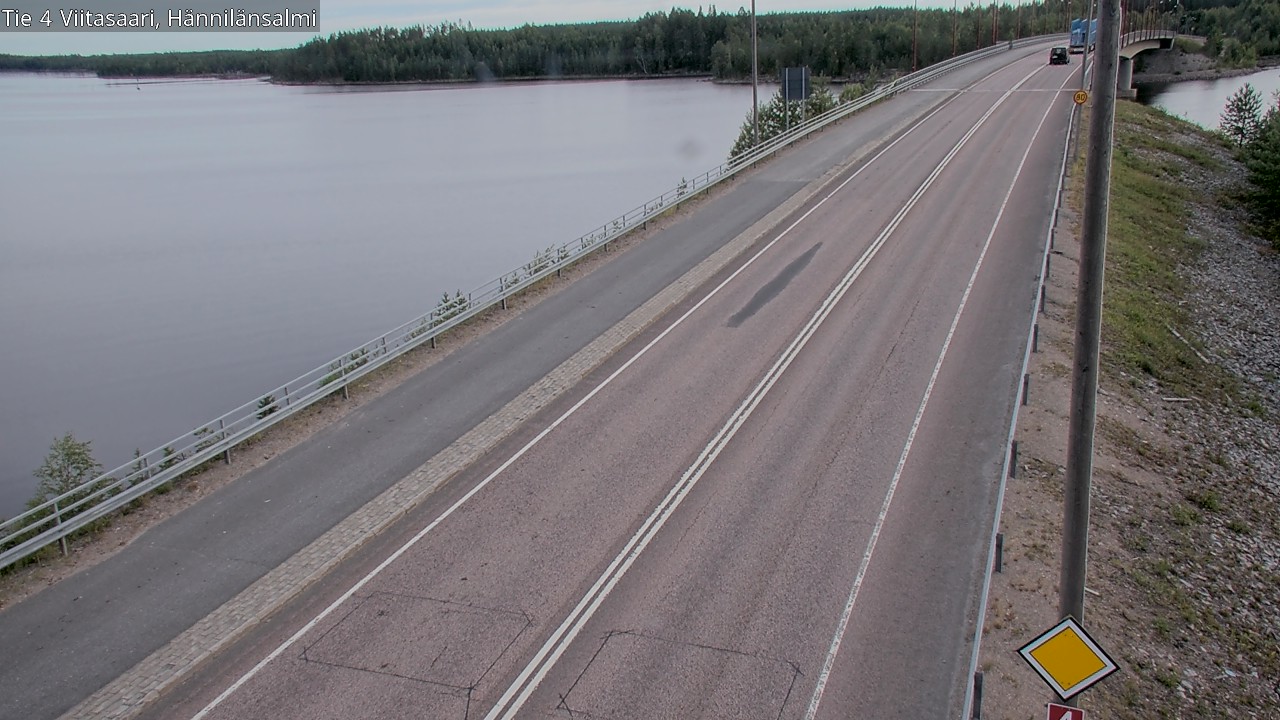 Weather Camera Image Road 4 Viitasaari Hännilänsalmi, Viitasaari, Keski-Suomi