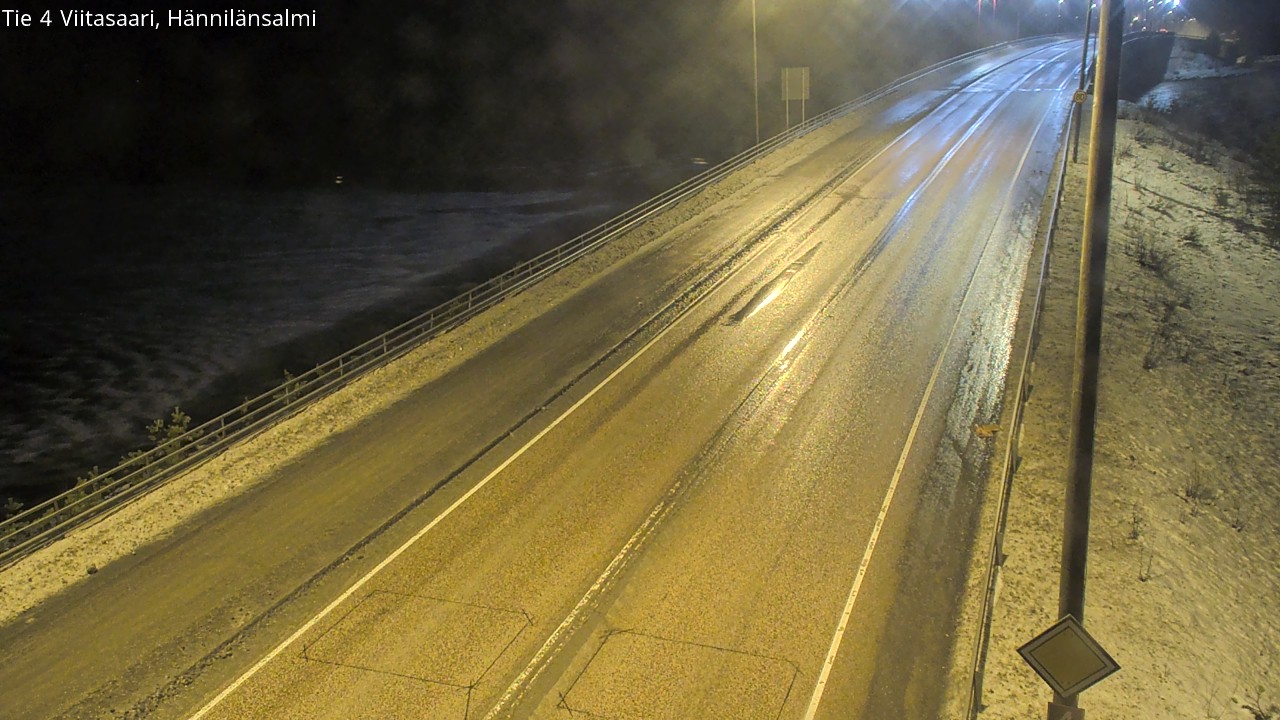 Weather Camera Image Väg 4 Viitasaari Hännilänsalmi, Viitasaari, Keski-Suomi