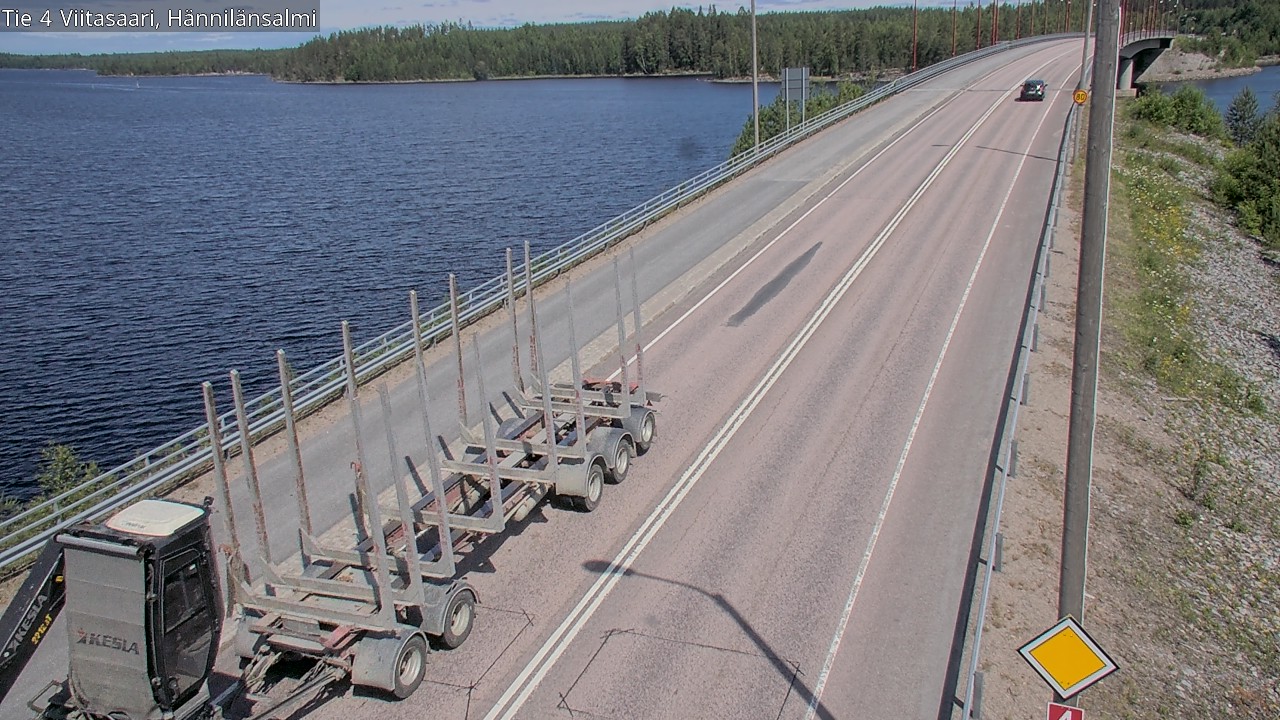 Kelikamerat Kuva Tie 4 Viitasaari Hännilänsalmi, Viitasaari, Keski-Suomi