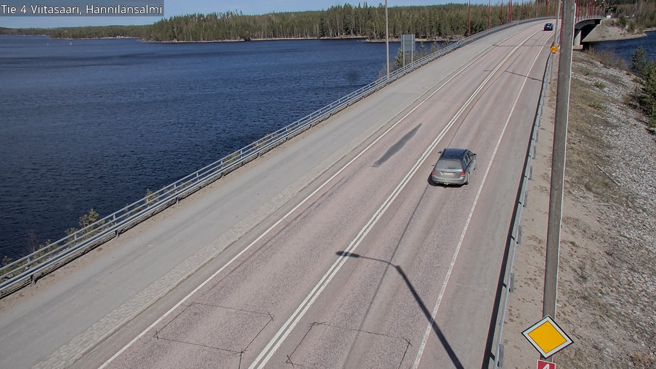 Weather Camera Image Road 4 Viitasaari Hännilänsalmi, Viitasaari, Keski-Suomi