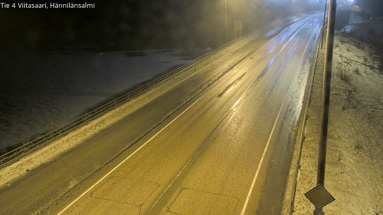 Weather Camera Image Väg 4 Viitasaari Hännilänsalmi, Viitasaari, Keski-Suomi