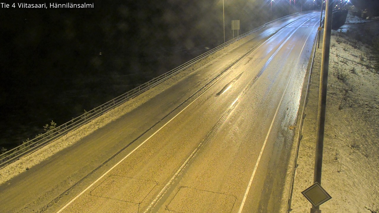 Weather Camera Image Väg 4 Viitasaari Hännilänsalmi, Viitasaari, Keski-Suomi