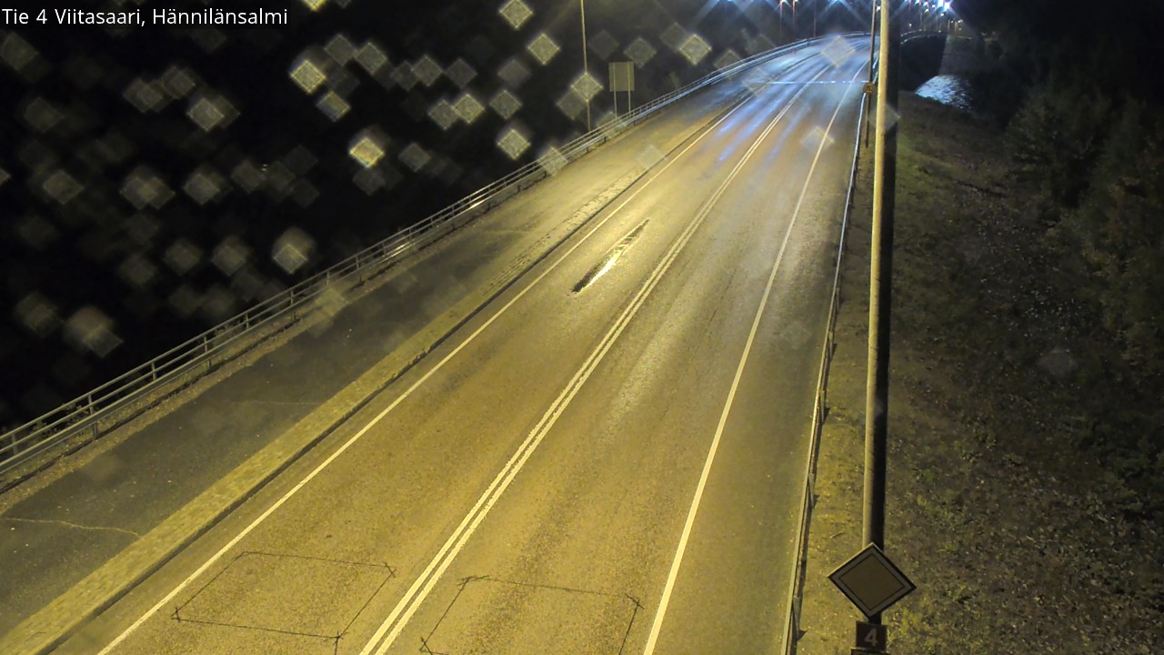 Weather Camera Image Väg 4 Viitasaari Hännilänsalmi, Viitasaari, Keski-Suomi