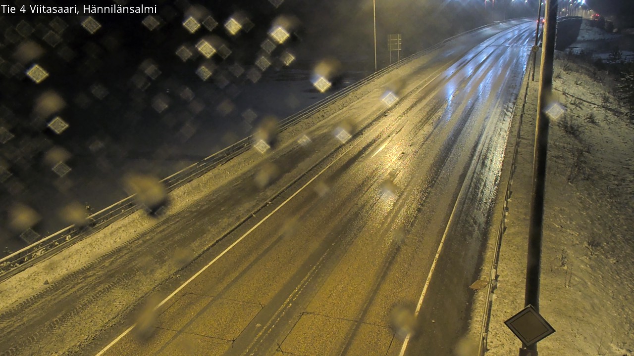 Weather Camera Image Väg 4 Viitasaari Hännilänsalmi, Viitasaari, Keski-Suomi