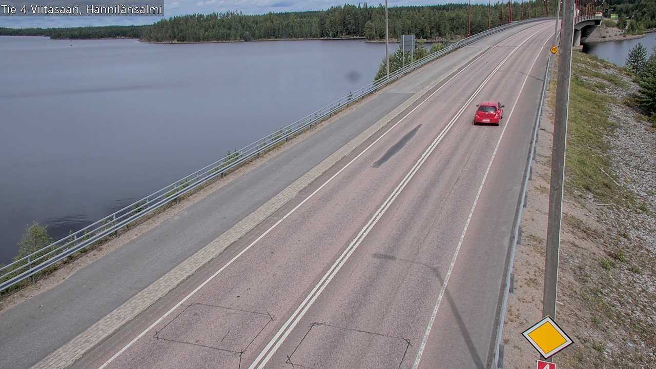 Weather Camera Image Road 4 Viitasaari Hännilänsalmi, Viitasaari, Keski-Suomi