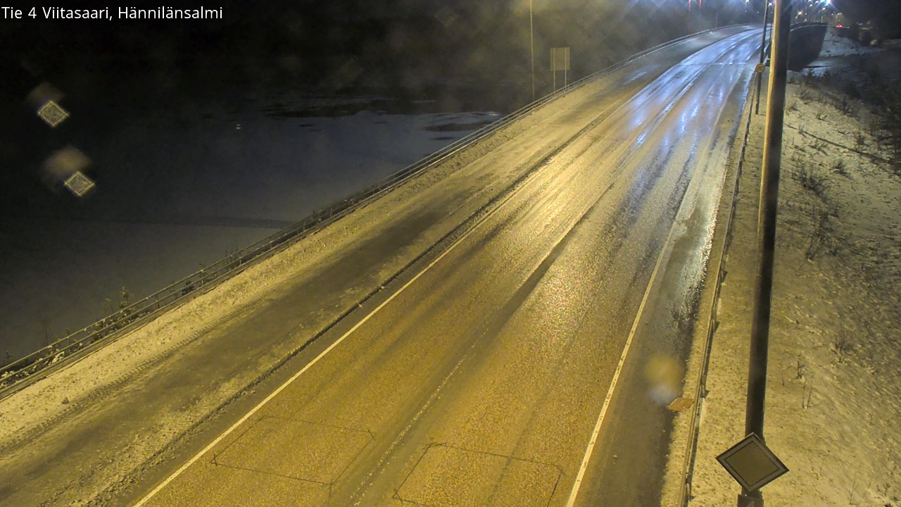 Weather Camera Image Väg 4 Viitasaari Hännilänsalmi, Viitasaari, Keski-Suomi