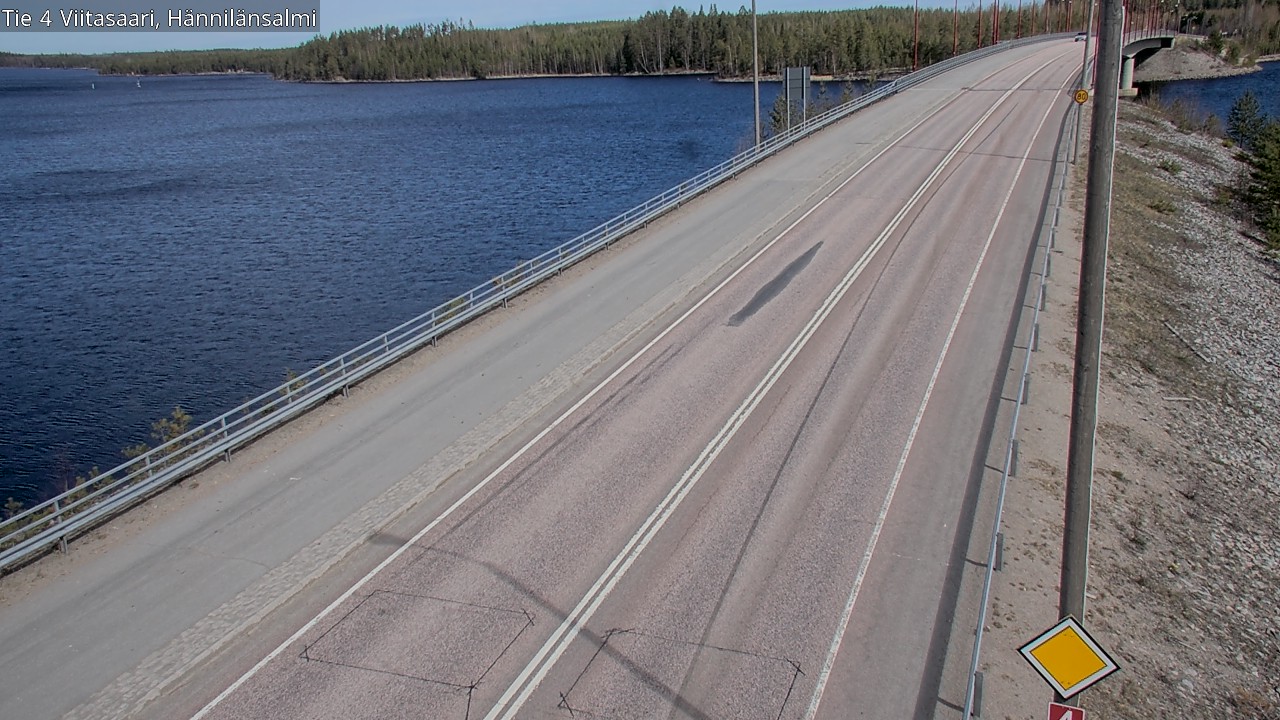 Weather Camera Image Road 4 Viitasaari Hännilänsalmi, Viitasaari, Keski-Suomi