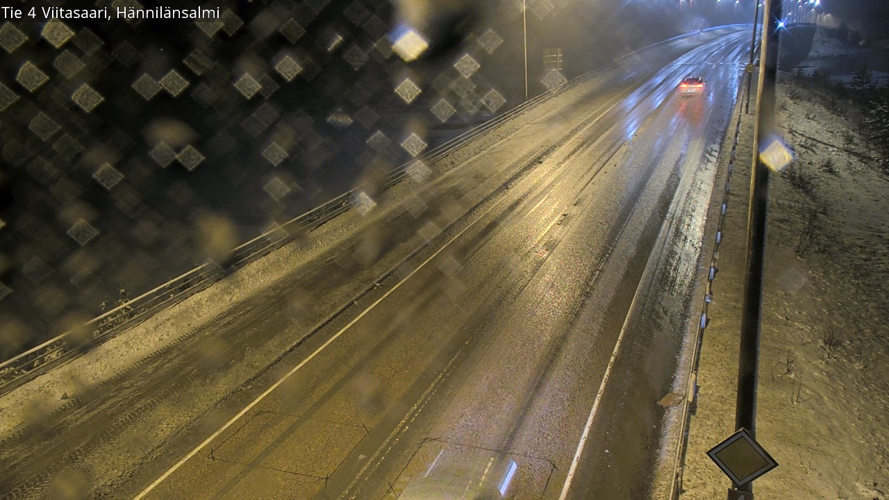 Weather Camera Image Väg 4 Viitasaari Hännilänsalmi, Viitasaari, Keski-Suomi
