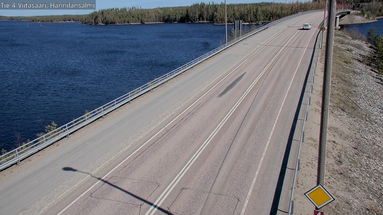 Weather Camera Image Road 4 Viitasaari Hännilänsalmi, Viitasaari, Keski-Suomi