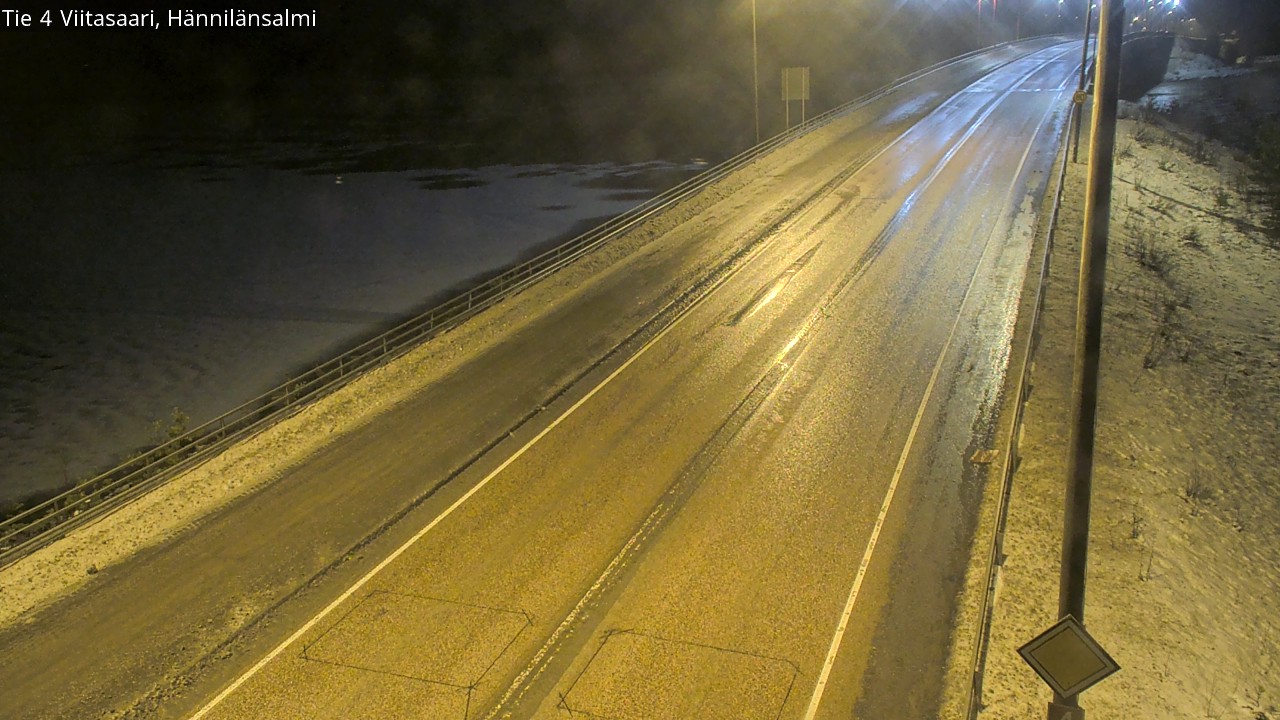 Weather Camera Image Väg 4 Viitasaari Hännilänsalmi, Viitasaari, Keski-Suomi