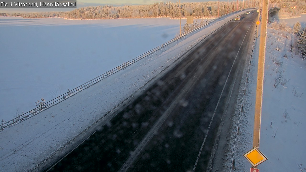 Weather Camera Image Road 4 Viitasaari Hännilänsalmi, Viitasaari, Keski-Suomi