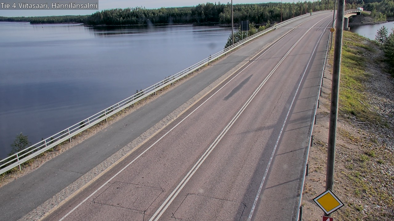 Weather Camera Image Road 4 Viitasaari Hännilänsalmi, Viitasaari, Keski-Suomi