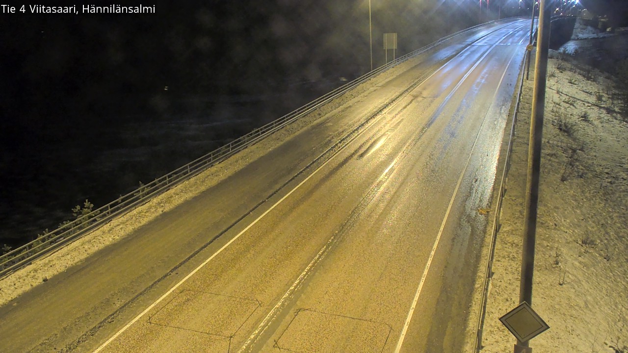 Weather Camera Image Väg 4 Viitasaari Hännilänsalmi, Viitasaari, Keski-Suomi