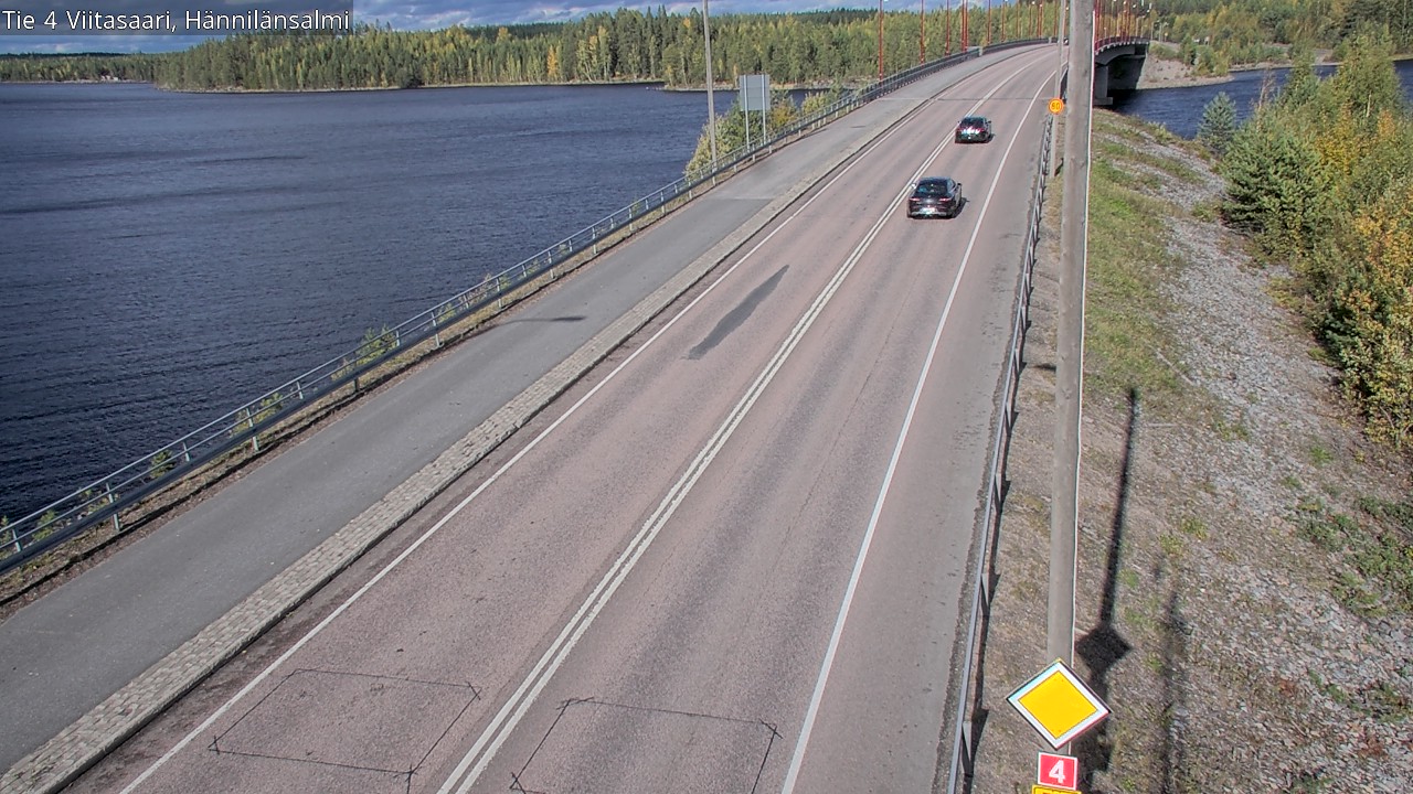 Weather Camera Image Road 4 Viitasaari Hännilänsalmi, Viitasaari, Keski-Suomi