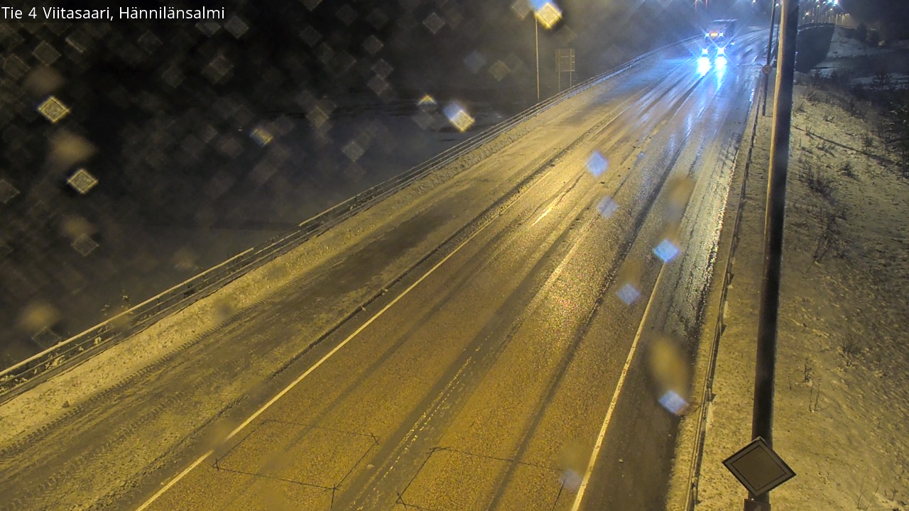Weather Camera Image Väg 4 Viitasaari Hännilänsalmi, Viitasaari, Keski-Suomi