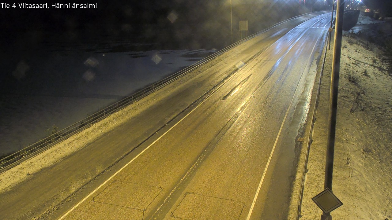 Weather Camera Image Väg 4 Viitasaari Hännilänsalmi, Viitasaari, Keski-Suomi