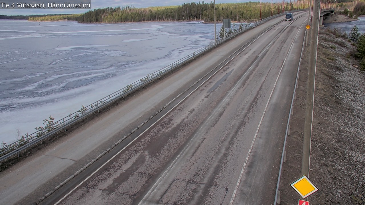 Weather Camera Image Road 4 Viitasaari Hännilänsalmi, Viitasaari, Keski-Suomi