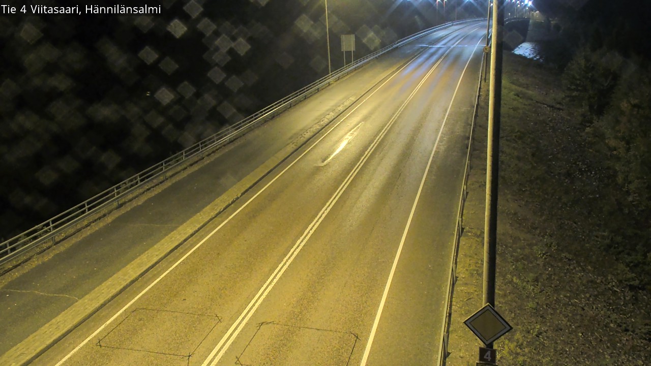 Weather Camera Image Väg 4 Viitasaari Hännilänsalmi, Viitasaari, Keski-Suomi
