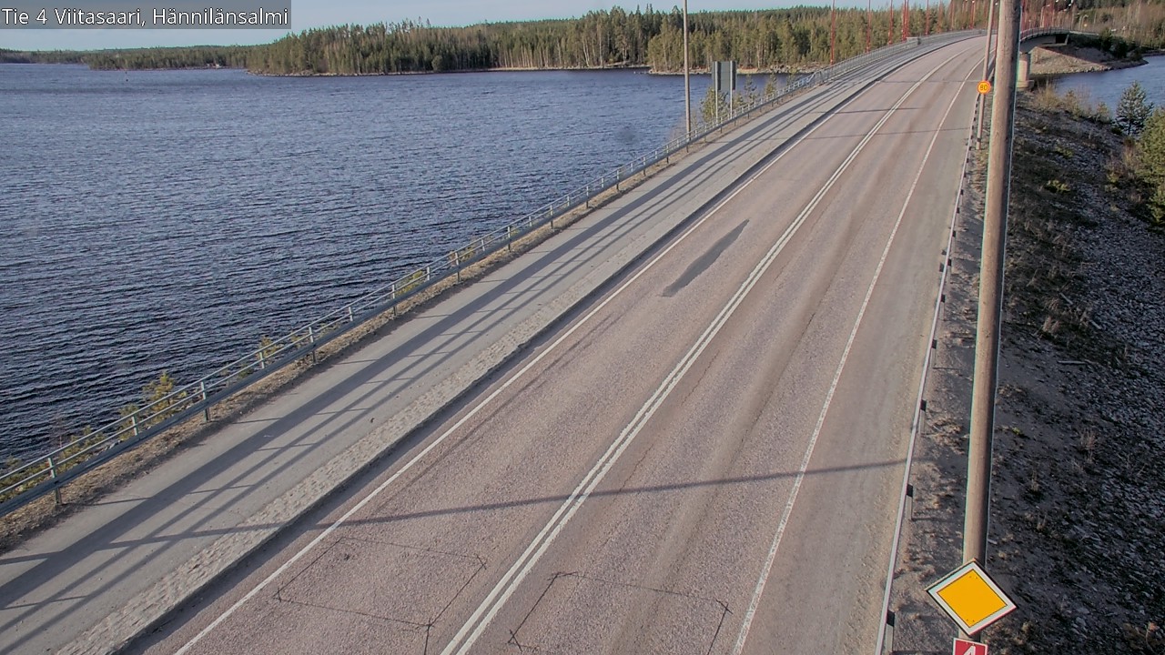 Weather Camera Image Väg 4 Viitasaari Hännilänsalmi, Viitasaari, Keski-Suomi