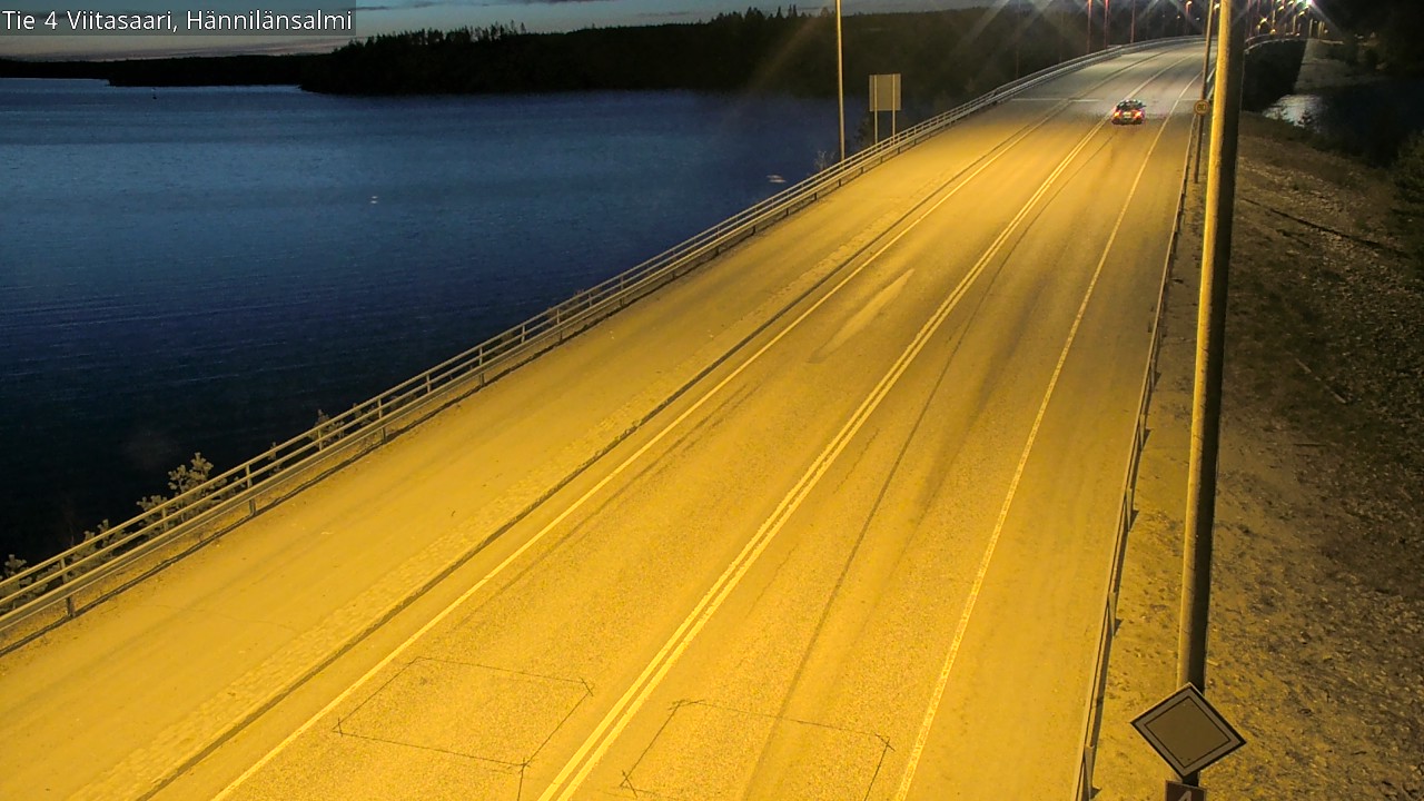 Weather Camera Image Väg 4 Viitasaari Hännilänsalmi, Viitasaari, Keski-Suomi