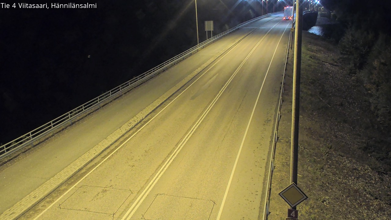 Weather Camera Image Väg 4 Viitasaari Hännilänsalmi, Viitasaari, Keski-Suomi