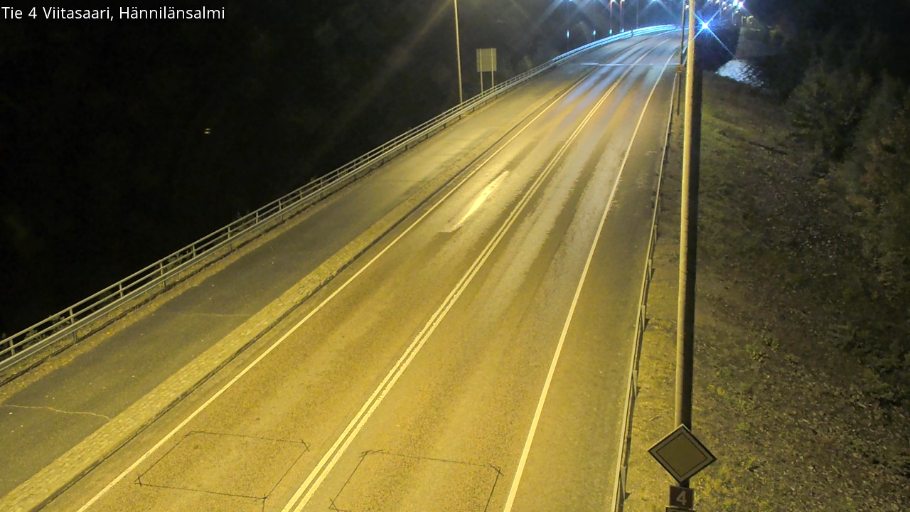 Weather Camera Image Väg 4 Viitasaari Hännilänsalmi, Viitasaari, Keski-Suomi